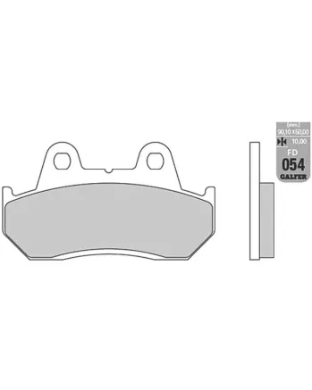 Предни/Задни мото накладки Galfer SEMI METAL FD054G1054