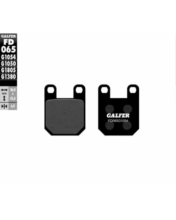 Предни/задни мото накладки Galfer SEMI METAL FD065G1054