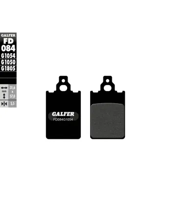 Предни/Задни мото накладки Galfer SEMI METAL FD084G1054