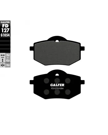 Предни/Задни мото накладки Galfer SEMI METAL FD127G1054