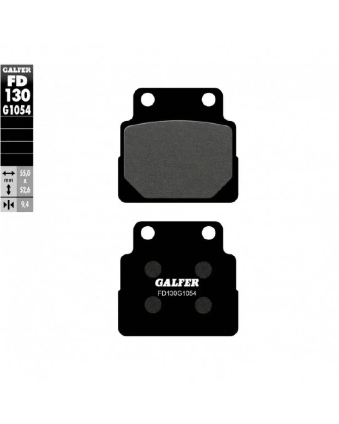 Предни/Задни мото накладки Galfer SEMI METAL FD130G1054