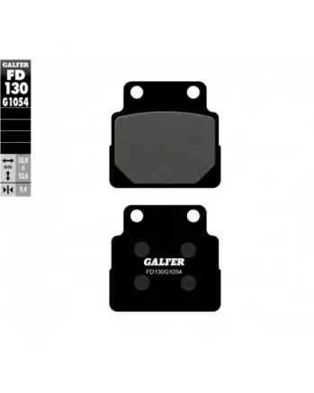 Предни/Задни мото накладки Galfer SEMI METAL FD130G1054