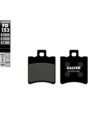 Предни/задни мото накладки Galfer SEMI METAL FD153G1054