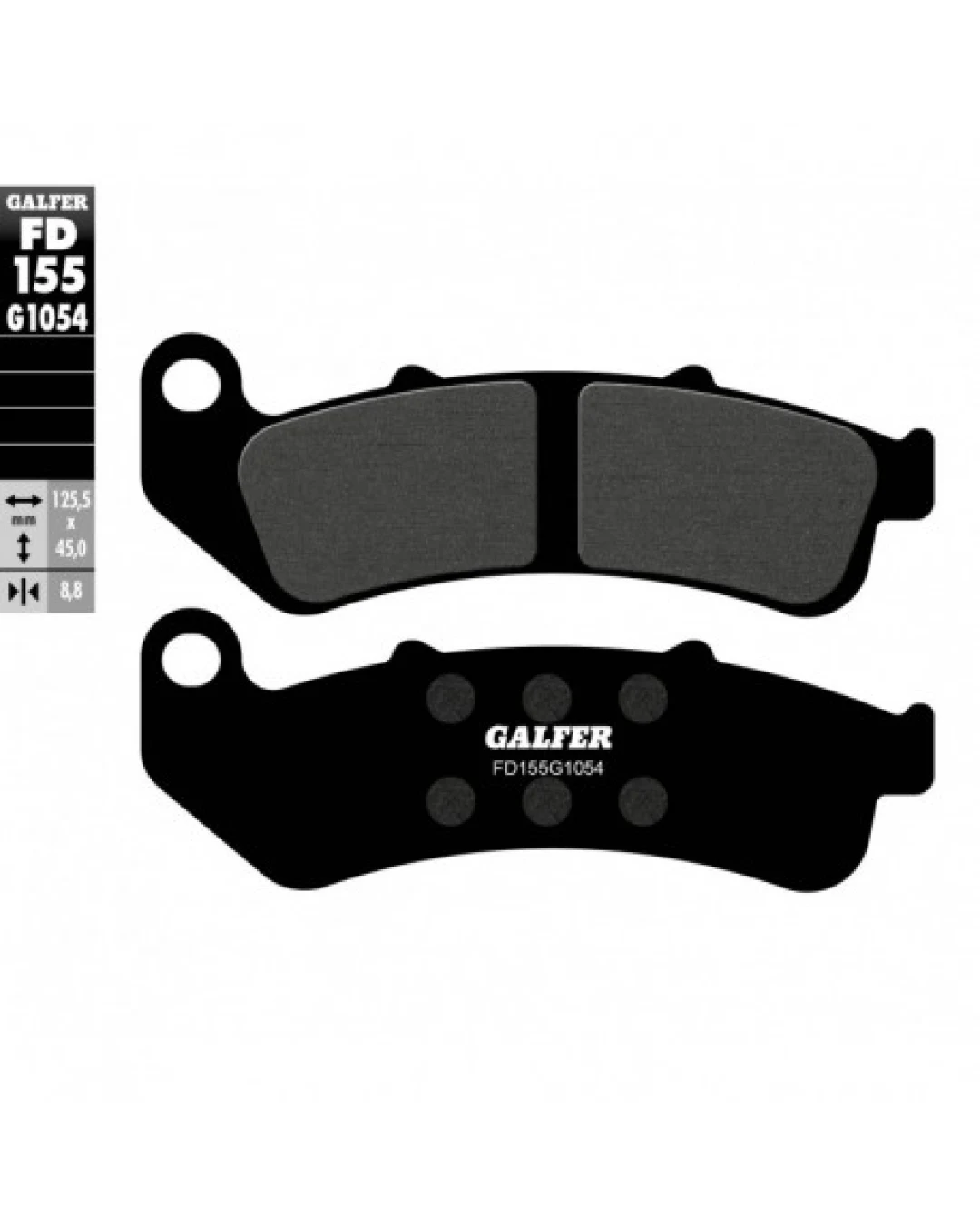 Предни/Задни мото накладки Galfer SEMI METAL FD155G1054