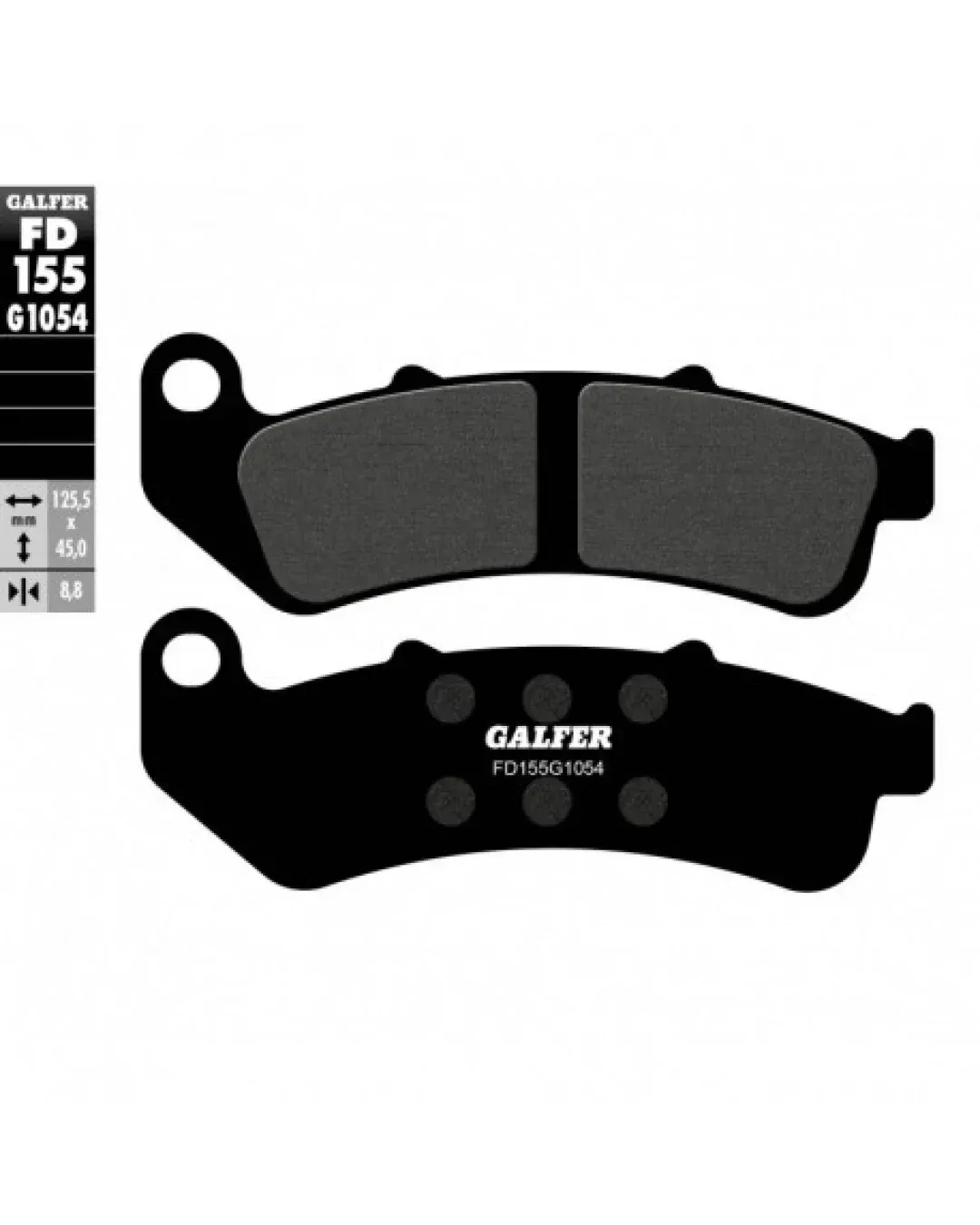 Предни/Задни мото накладки Galfer SEMI METAL FD155G1054