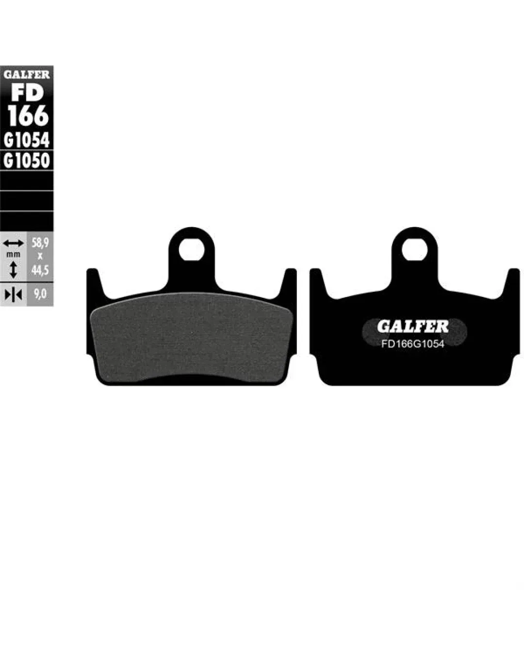 Предни/Задни мото накладки Galfer SEMI METAL FD166G1054