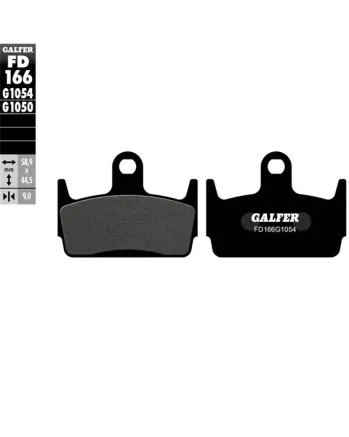 Предни/Задни мото накладки Galfer SEMI METAL FD166G1054