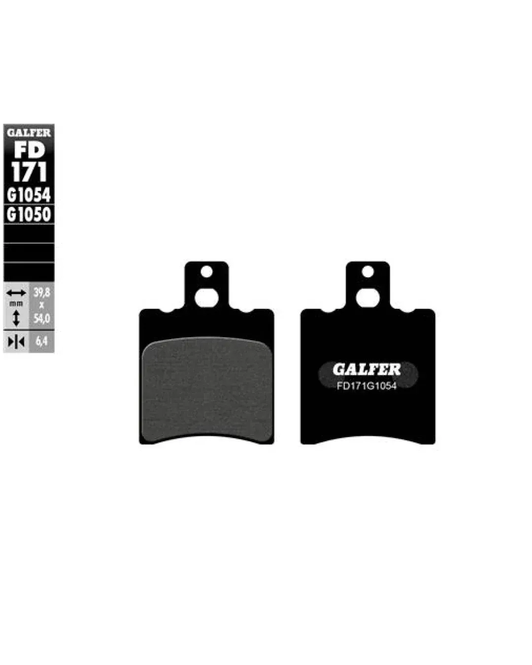 Предни/Задни мото накладки Galfer SEMI METAL FD171G1054