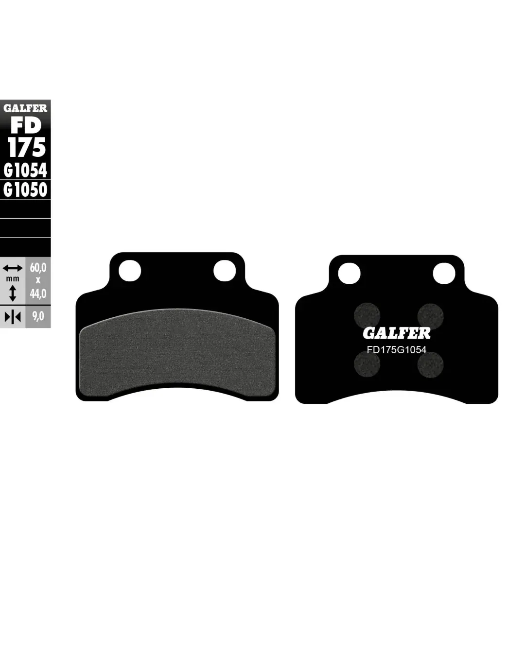 Предни/Задни мото накладки Galfer SEMI METAL FD175G1054