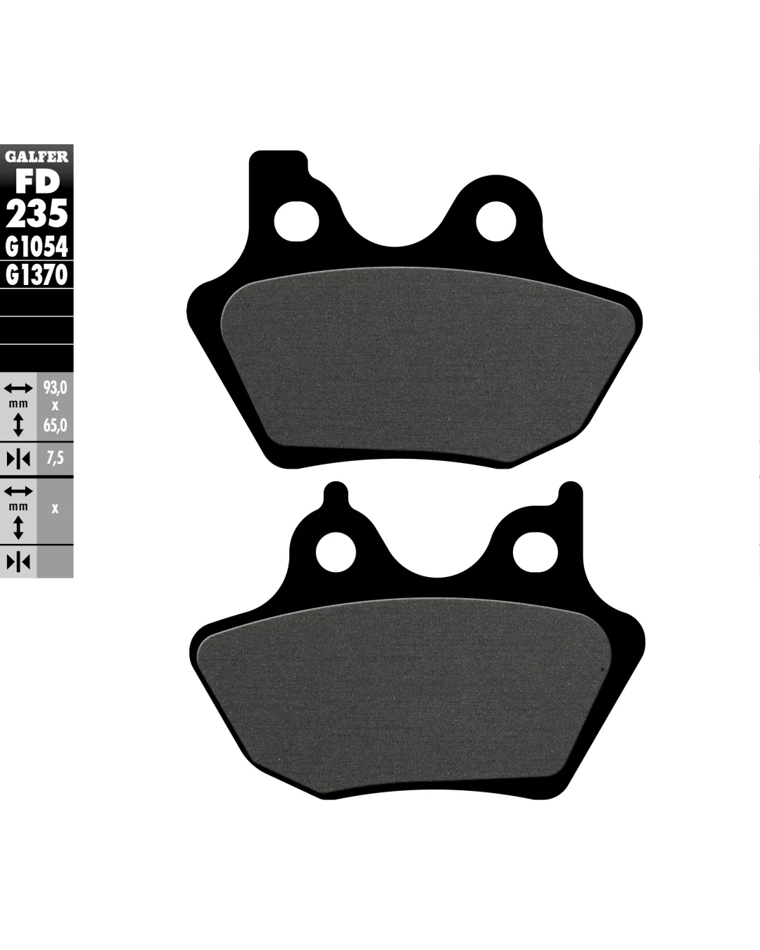 Предни/Задни мото накладки Galfer SEMI METAL FD235G1054