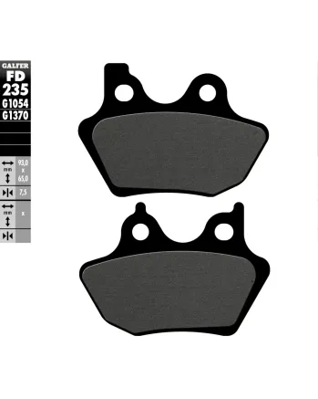 Предни/Задни мото накладки Galfer SEMI METAL FD235G1054