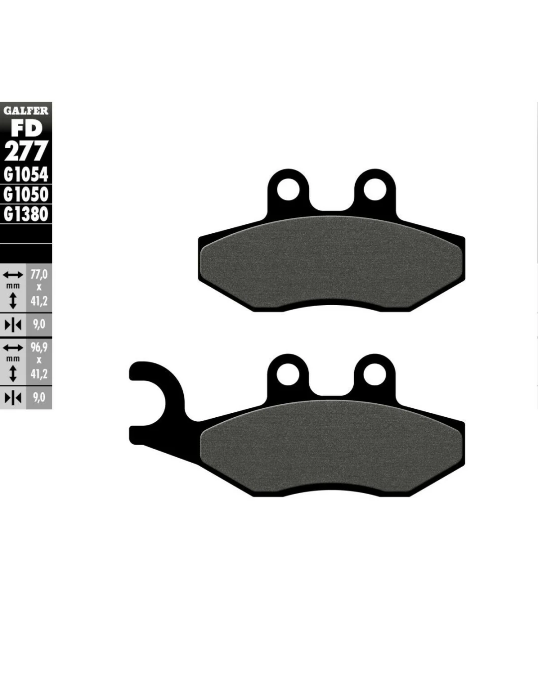 Предни/Задни мото накладки Galfer SEMI METAL FD277G1054