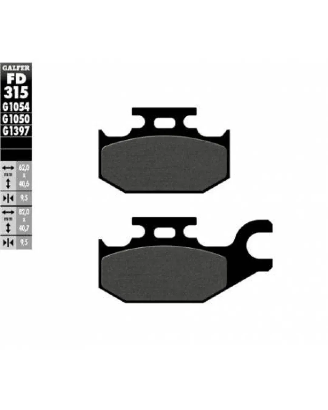 Предни/Задни мото накладки Galfer SEMI METAL FD315G1054