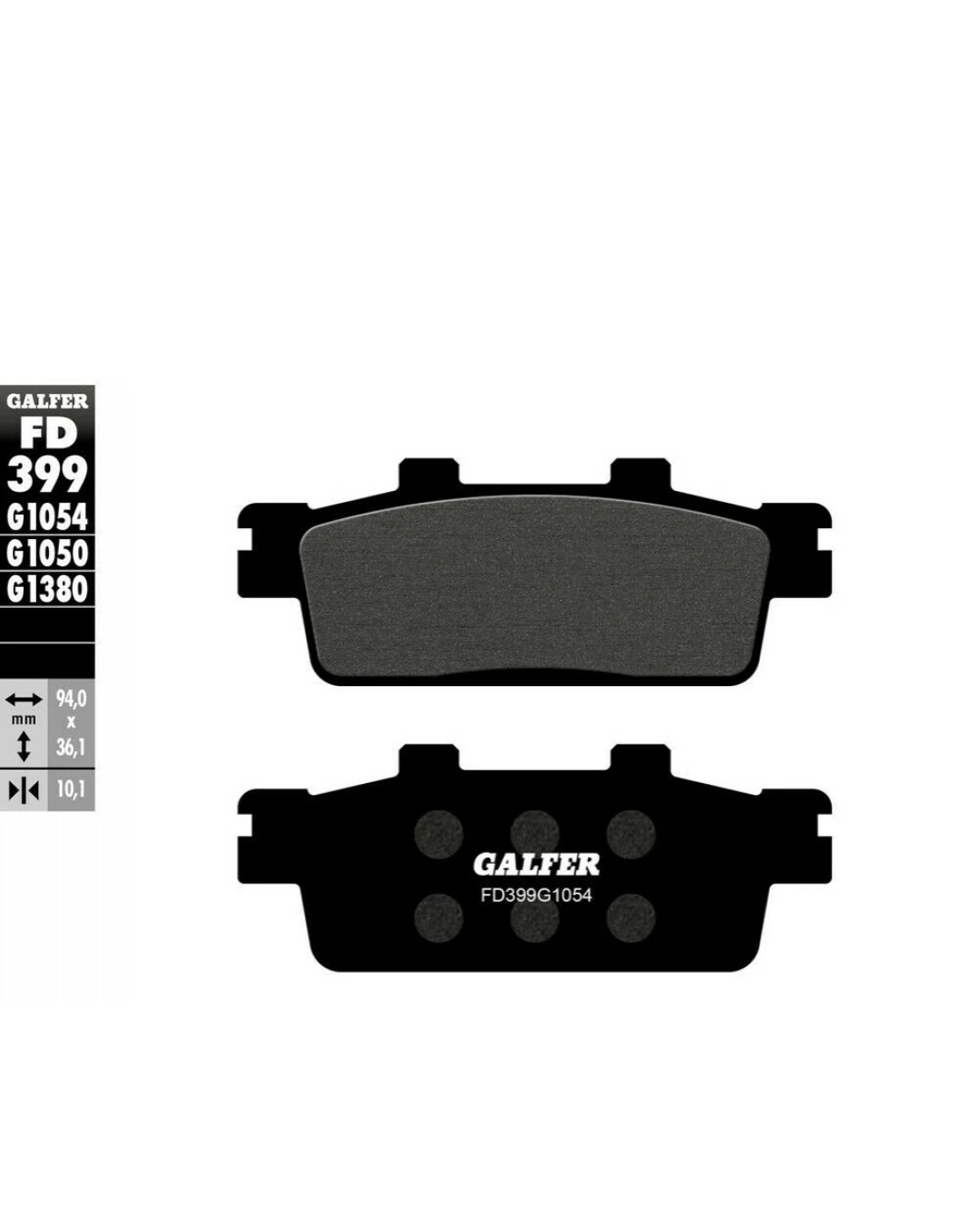 Предни/Задни мото накладки Galfer SEMI METAL FD399G1054