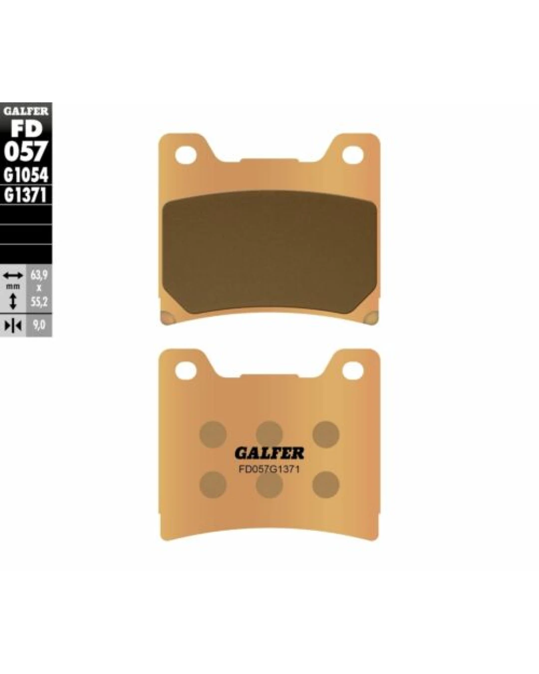 Предни/Задни мото накладки Galfer SINTERED COMPOUND FD057G1371