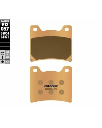 Предни/Задни мото накладки Galfer SINTERED COMPOUND FD057G1371