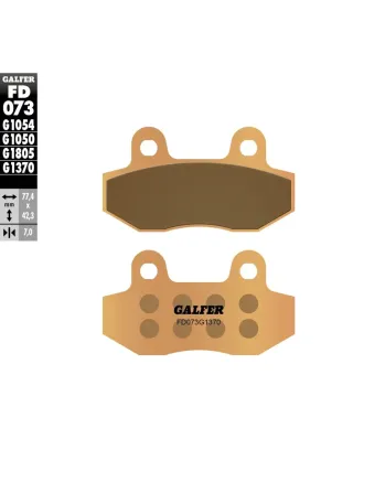 Предни/Задни мото накладки Galfer SINTERED COMPOUND FD073G1370