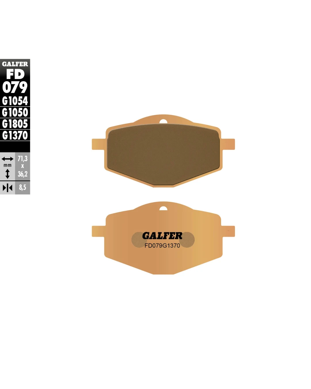 Предни/Задни мото накладки Galfer SINTERED COMPOUND FD079G1370