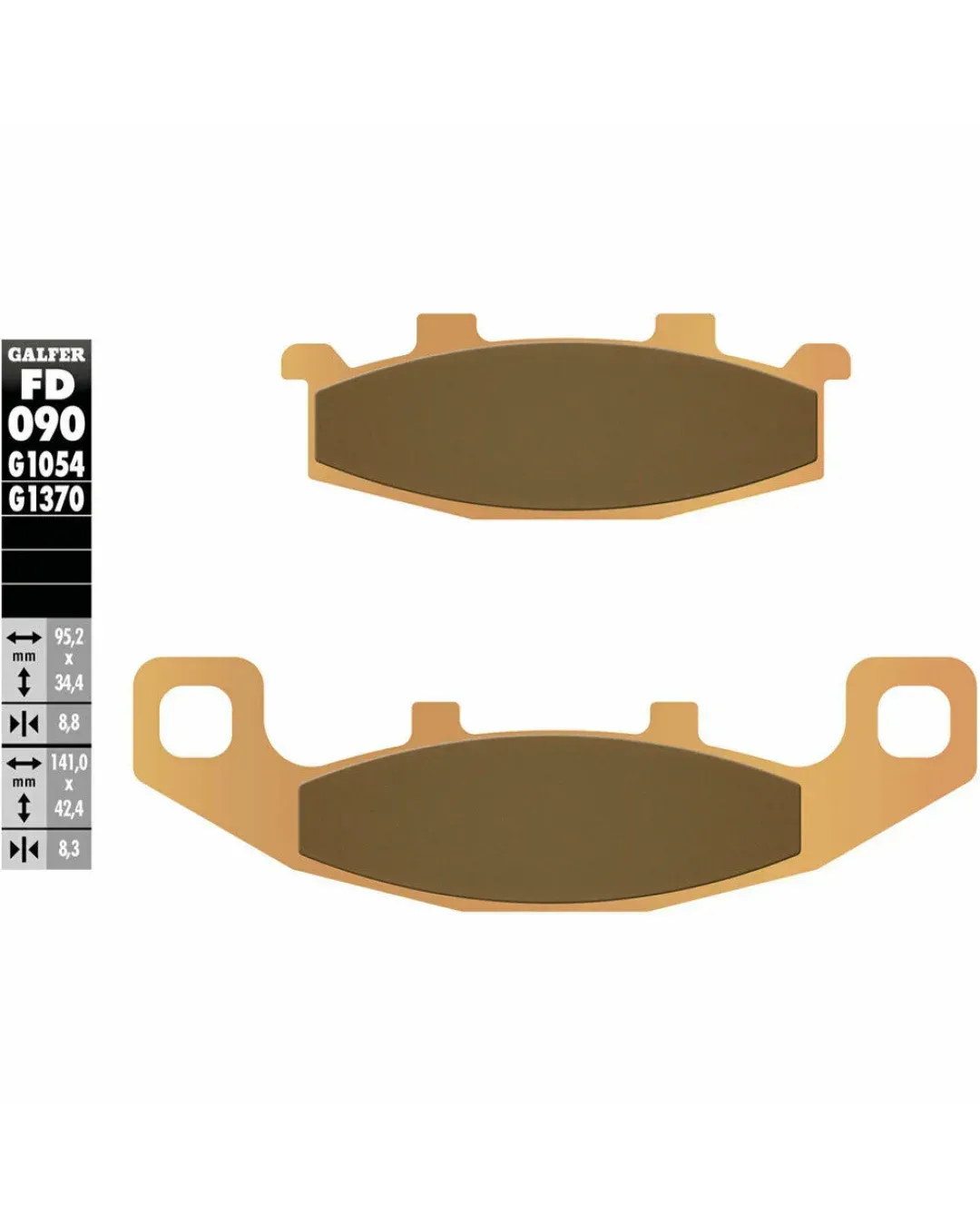 Предни/Задни мото накладки Galfer SINTERED COMPOUND FD090G1370