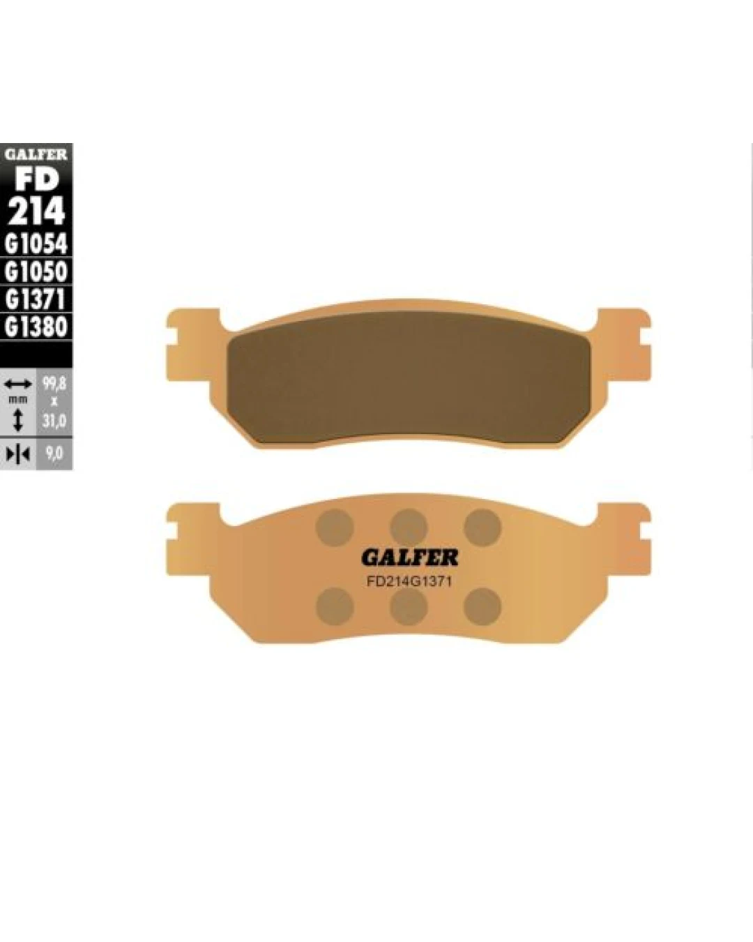 Предни/Задни мото накладки Galfer SINTERED COMPOUND FD214G1371