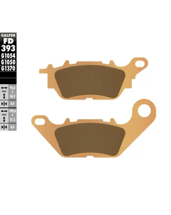 Предни/Задни мото накладки Galfer SINTERED COMPOUND FD393G1370