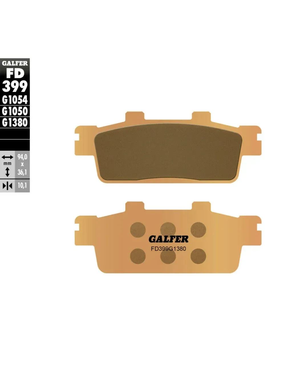 Предни/Задни мото накладки Galfer SINTERED SCOOTER FD399G1380