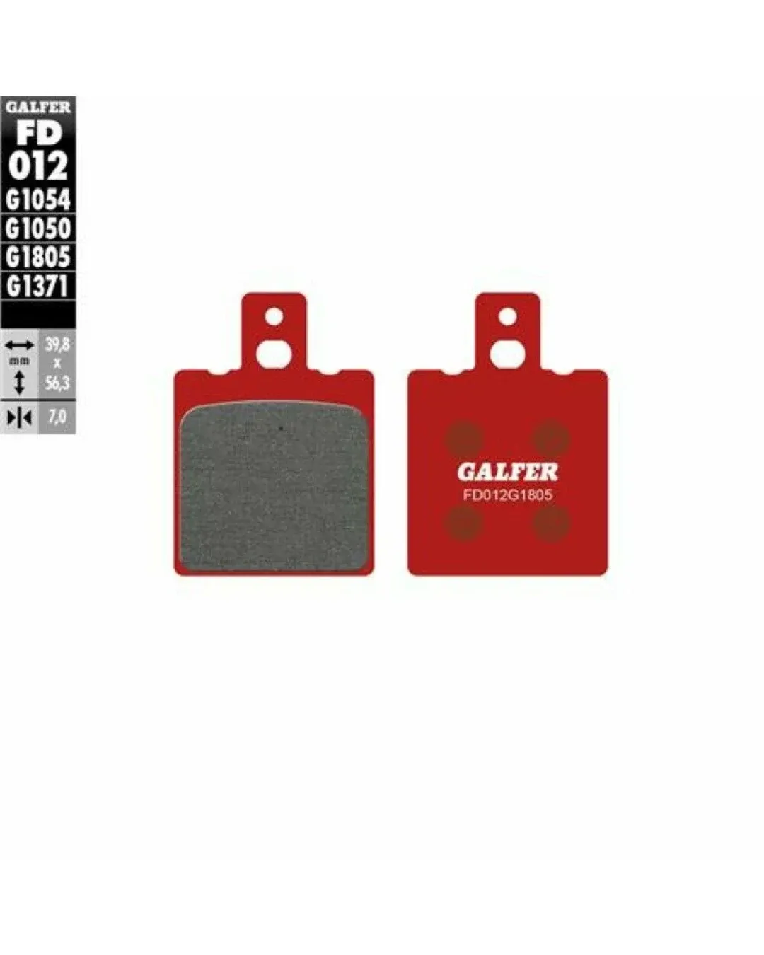 Предни/Задни мото накладки Galfer TRIAL TOP FD012G1805