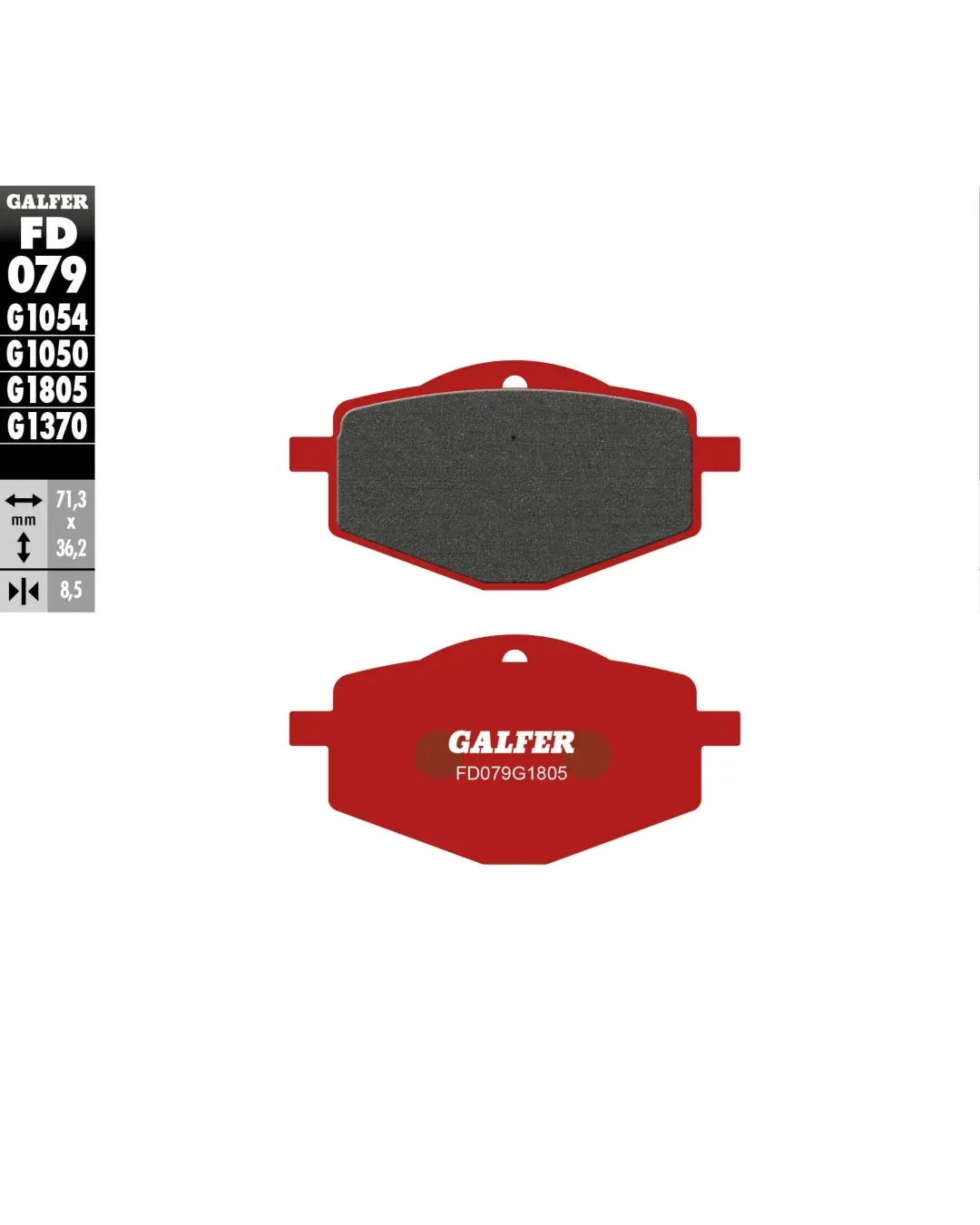 Предни/Задни мото накладки Galfer TRIAL TOP FD079G1805