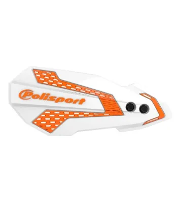 Предпазител за кормило POLISPORT MX FLOW KTM/HUSQ/SHERCO/GAS GAS WHITE/ORANGE
