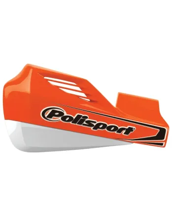 Предпазител за кормило POLISPORT MX ROCKS - UNIVERSAL ORANGE/WHITE / PLASTIC