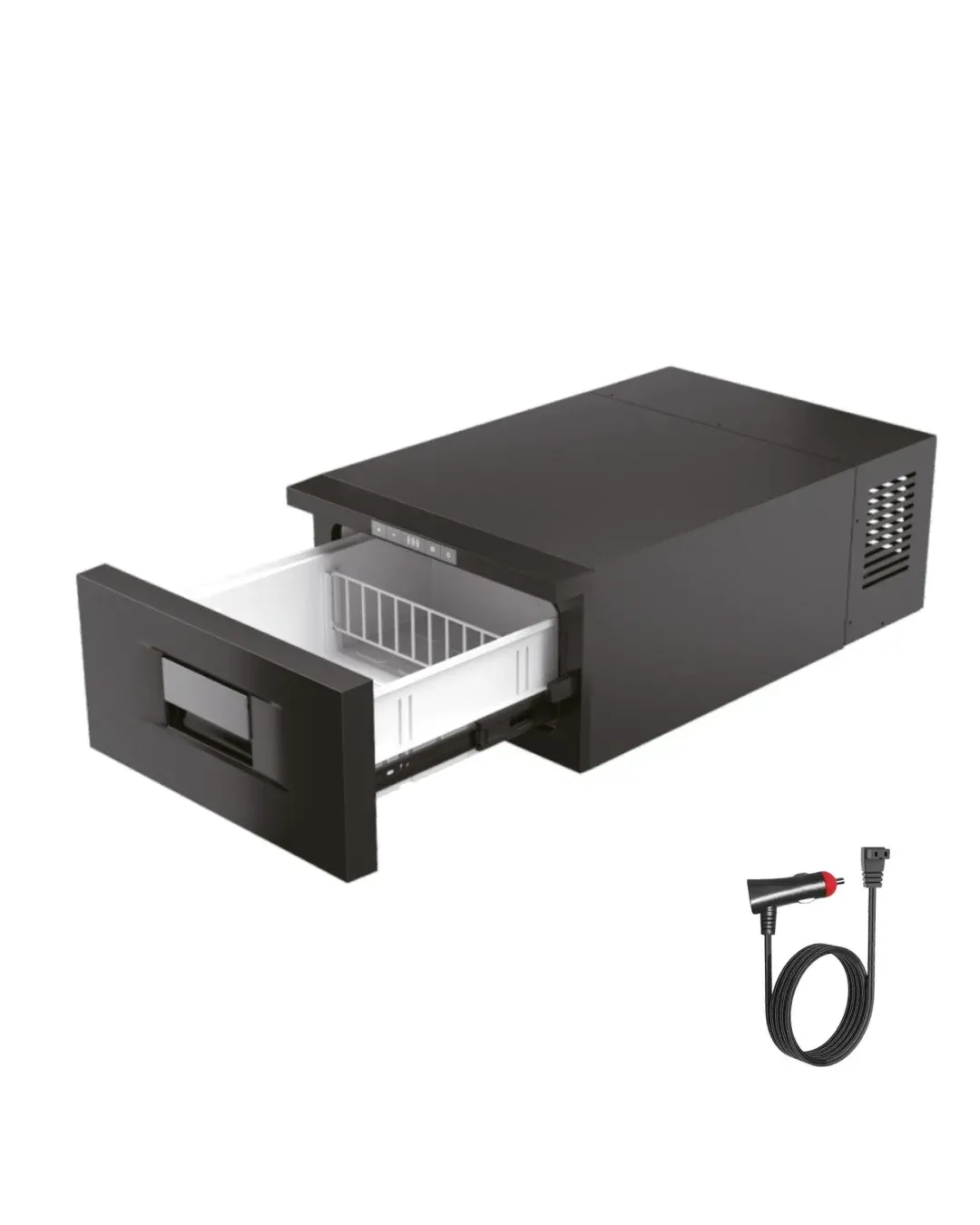 Преносим компресорен хладилник и фризер за кола 30L (12V/24V/220V)