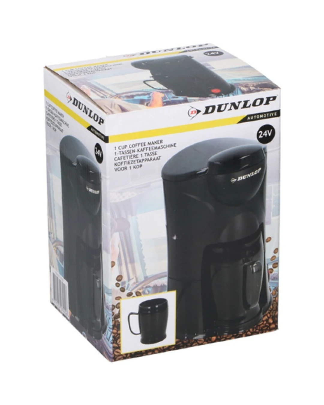 Преносима кафемашина 24V с чаша Dunlop