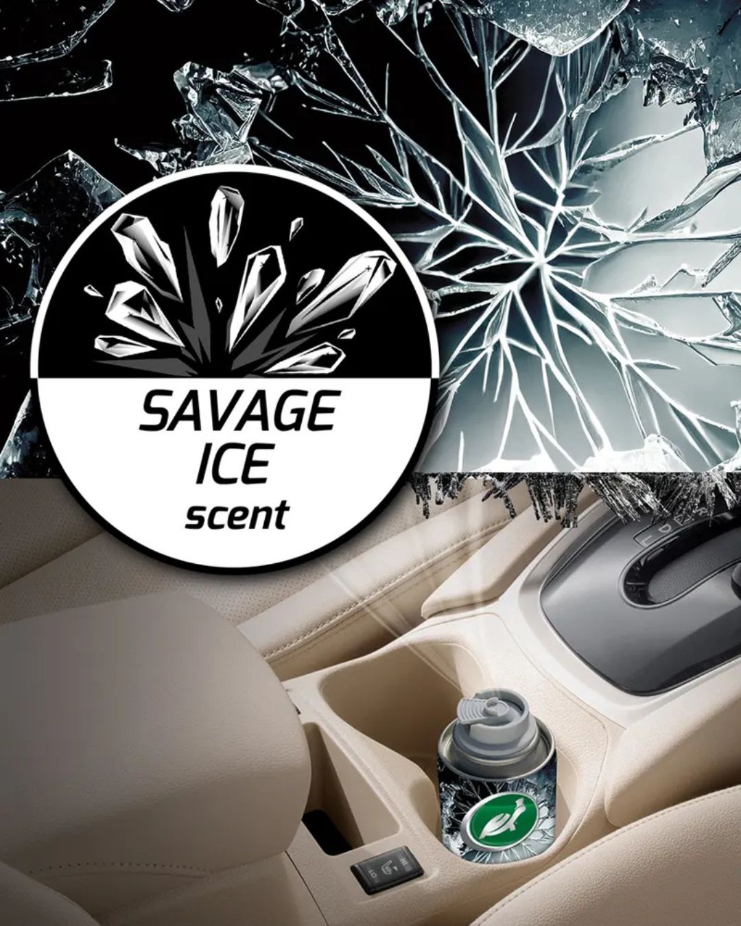 Препарат за ароматизиране на купето Turtle Wax Odor-X Savage Ice 100ml