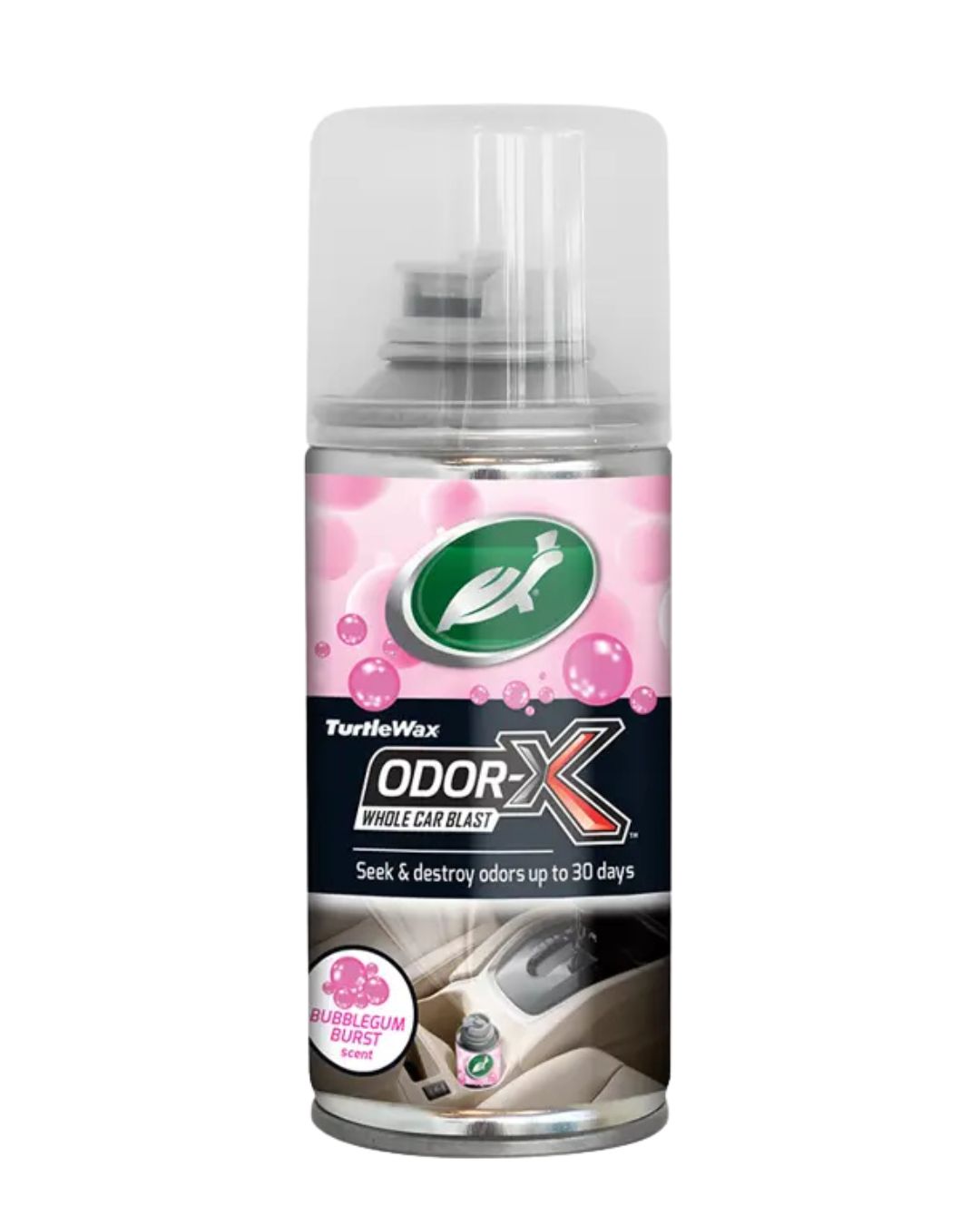 Препарат за ароматизиране на купетоTurtle Wax Odor-X Bubblegum Burst 100ml