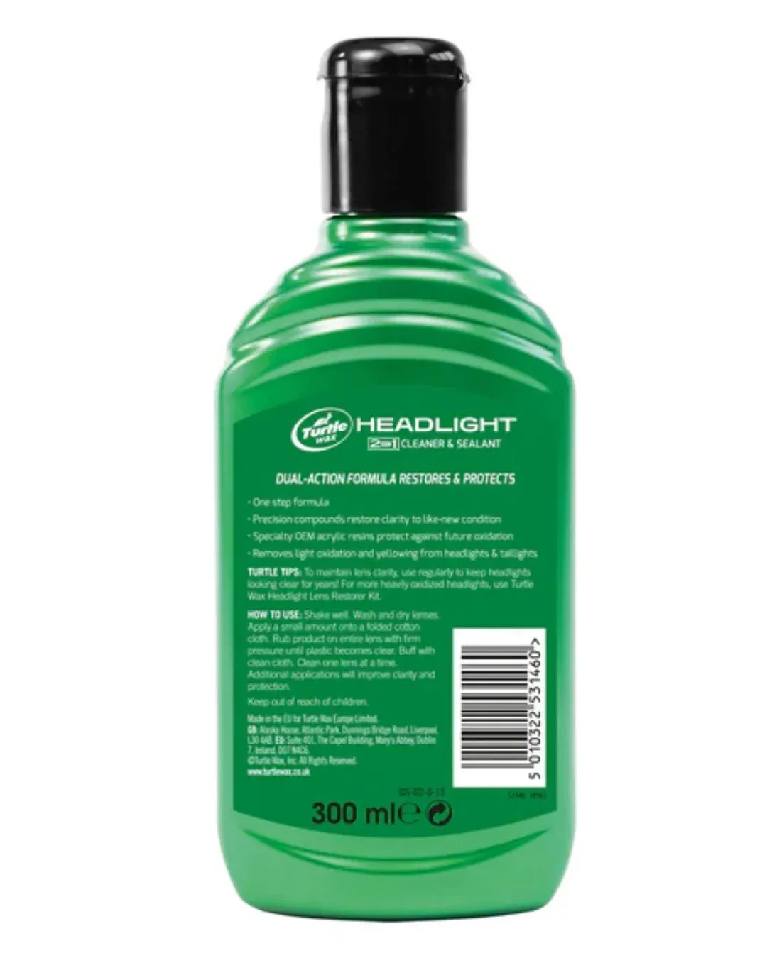 Препарат за фарове Turtle Wax Headlight Cleaner & Sealant 300 мл