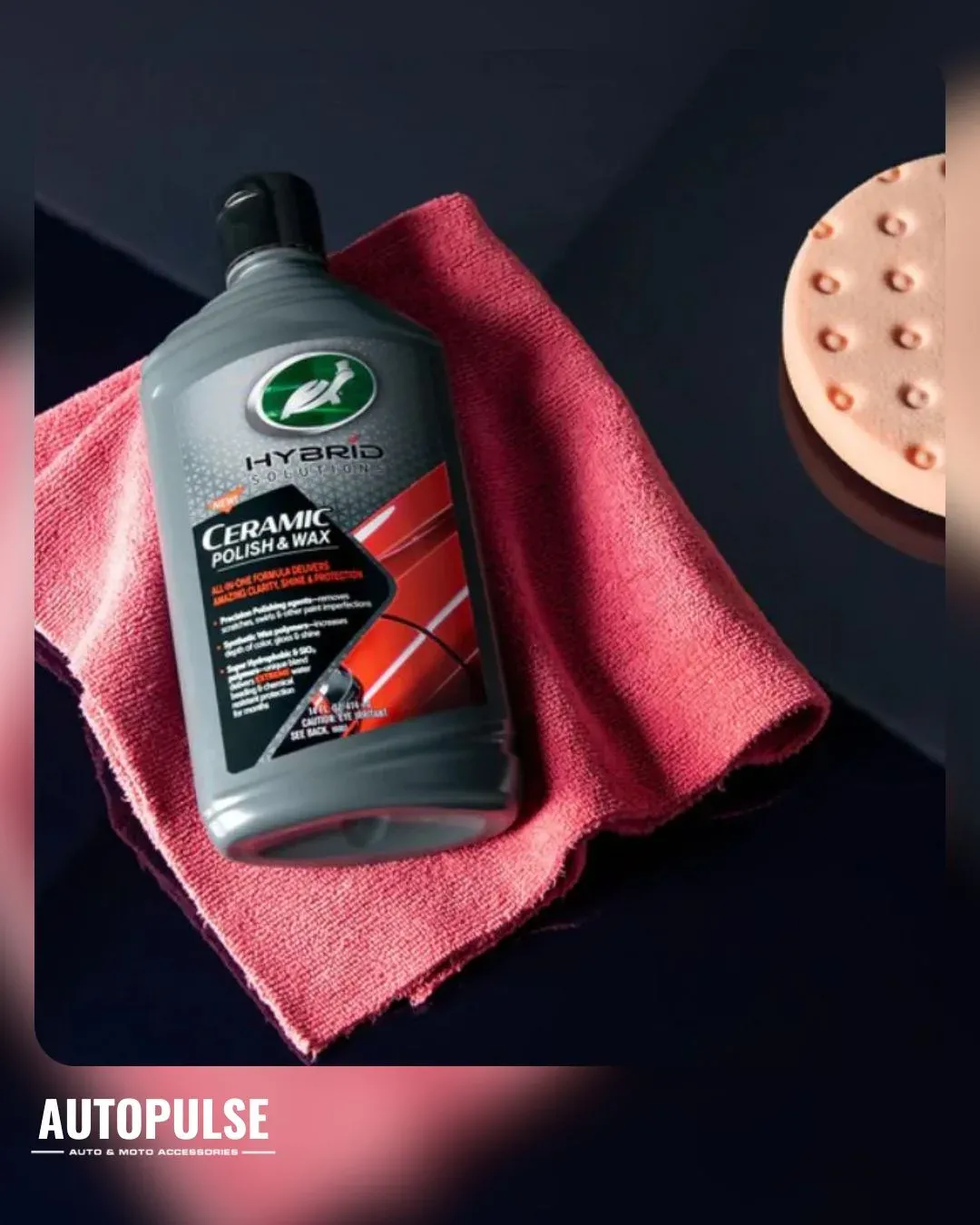 Препарат за премахване на драскотини и полиране Turtle Wax Hybrid Solutions Ceramic Polish Wax 500 ml