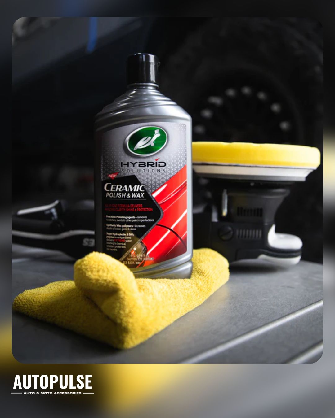 Препарат за премахване на драскотини и полиране Turtle Wax Hybrid Solutions Ceramic Polish Wax 500 ml