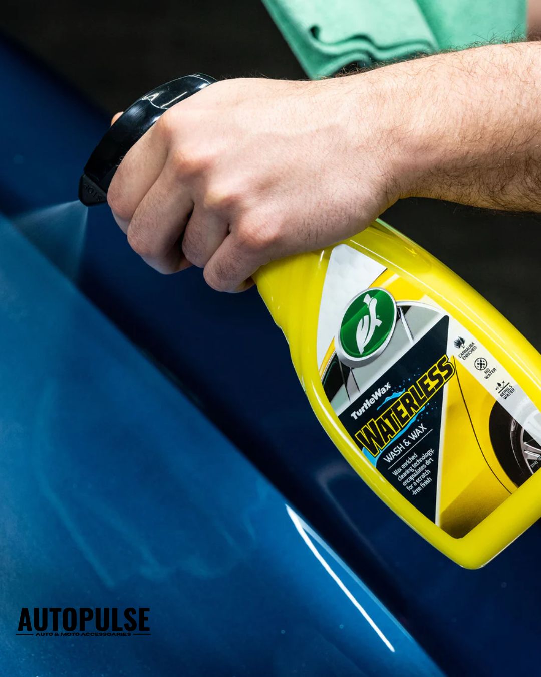 Препарат за Сухо Измиване и Полиране Turtle Wax Hybrid Waterless Wash Wax 750ml