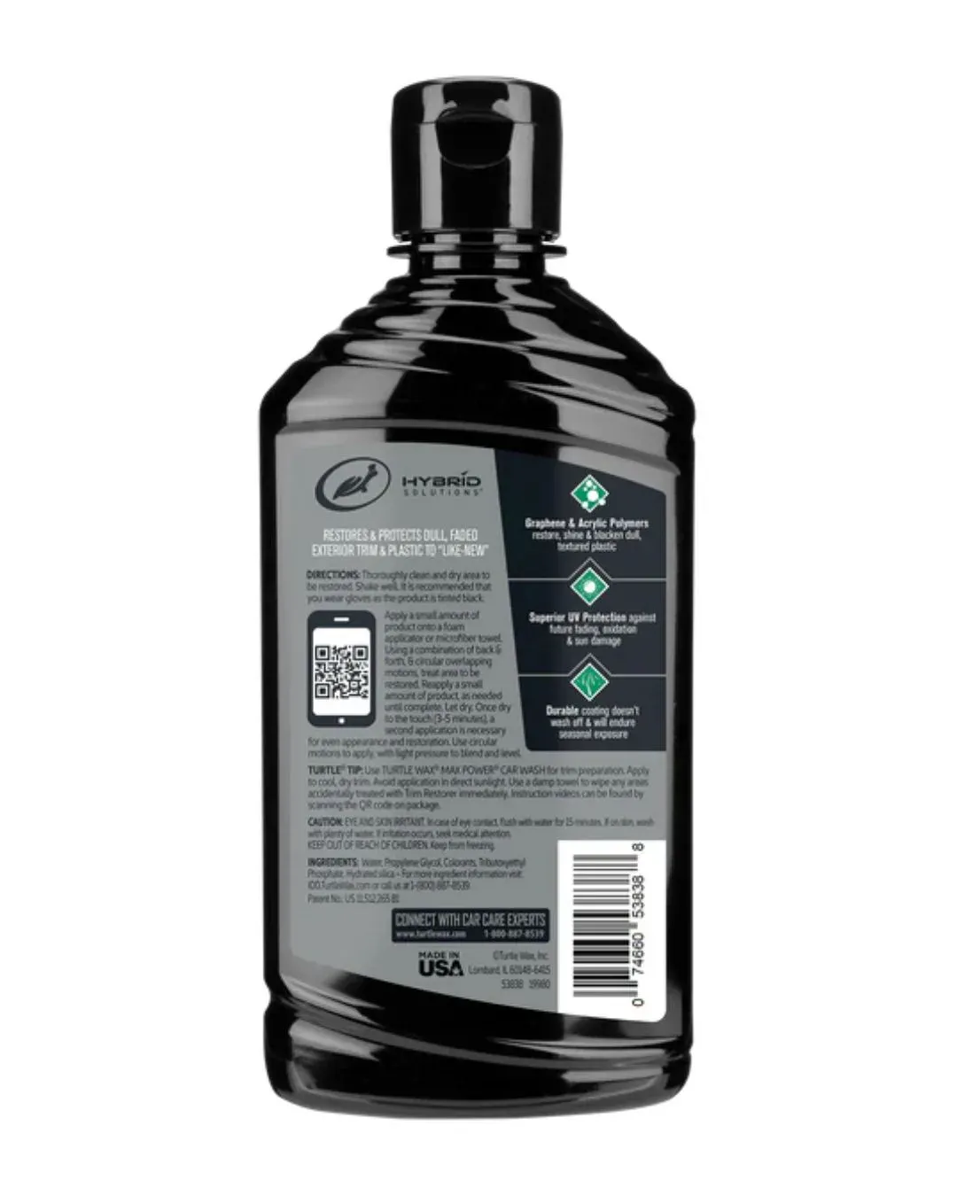Препарат за възстановяване и защита с графен Turtle Wax Trim Restorer 296 мл