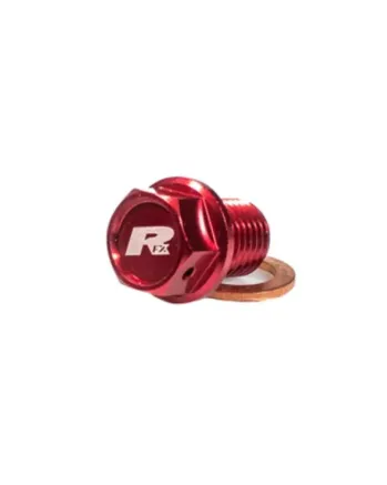 Пробка за масло RFX Pro Magnetic Drain Bolt (Red) [M8 x 35mm x 1.25] - Honda CRF250R 20-21