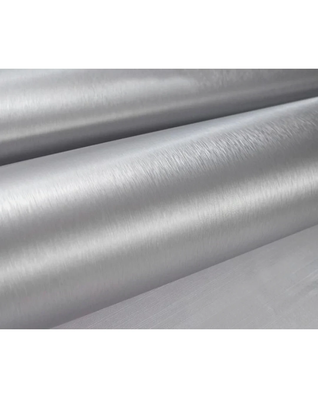 Професионално декоративно автомобилно фолио Brushed Silver 1.52 x 18M