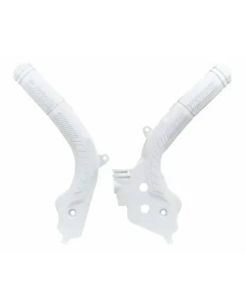 Протектор рама RACETECH Bi-material Frame Guard GASGAS/HUSQ/KTM White