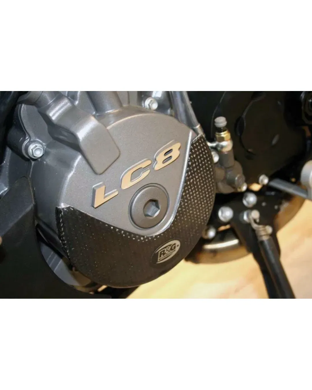 Протектор за двигател R&G left carbon engine case Slider KTM LC8 Superduke 990