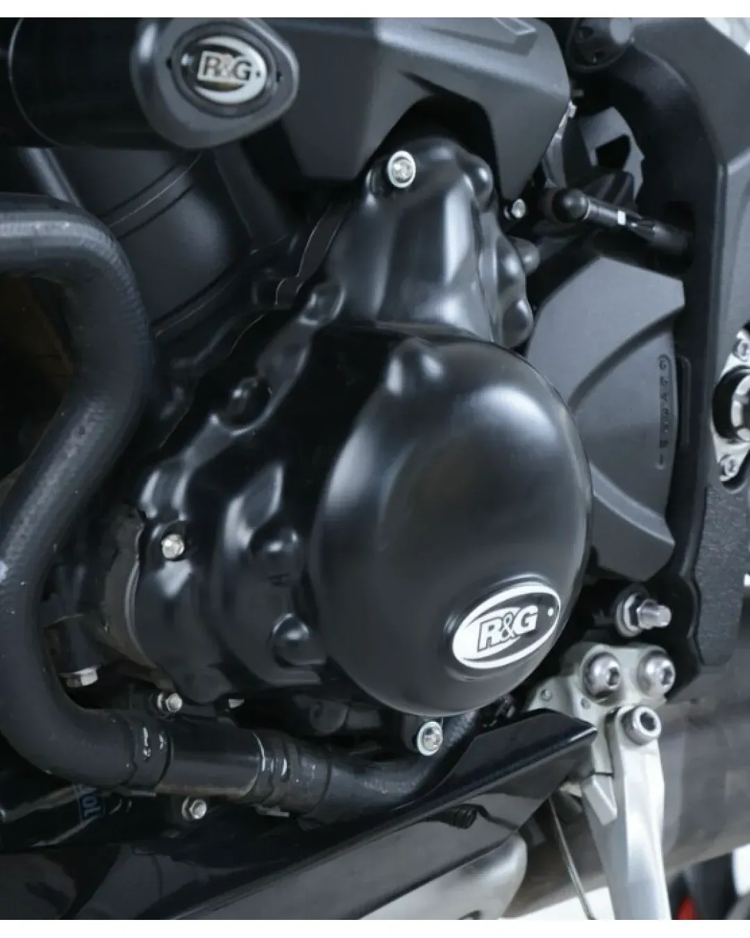 Протектор за двигател R&G RACING Left Crankcase Protection Cover Black Triumph Daytona 675/ Speed Triple 675/765