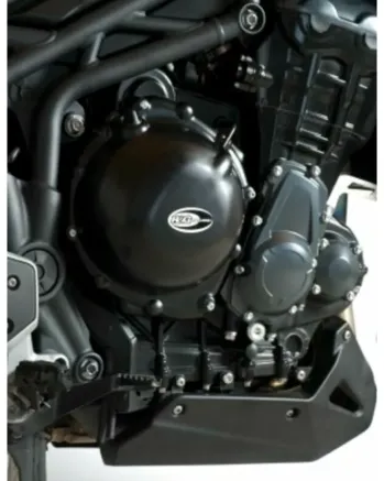 Протектор за двигател R&G RACING Right Crankcase Protection Cover Black Triumph Tiger 1200/Explorer 13-16