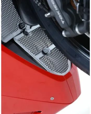 Протектор за генерация R&G RACING Aluminium Downpipe grille - Black Honda CBR1000RR 17-19