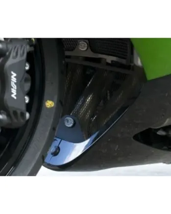 Протектор за генерация R&G RACING Aluminium Downpipe grille - Black Kawasaki ZZR1400 06-19