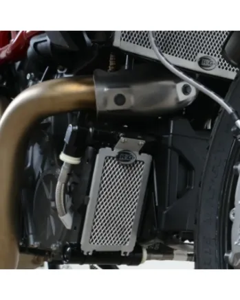 Протектор за маслен радиатор R&G RACING Oil Cooler Guard Racing Titanium- Ducati Panigale/Streetfighter V4 18-24