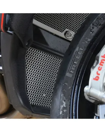 Протектор за маслен радиатор R&G RACING Oil Cooler Guard RED - MV Agusta Brutale 1000 RR 20-21