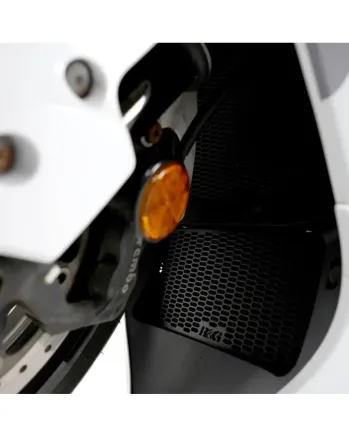 Протектор за маслен радиатор R&G RACING Pro Oil Cooler Guard Alluminium - Black Suzuki Hayabusa 08-26